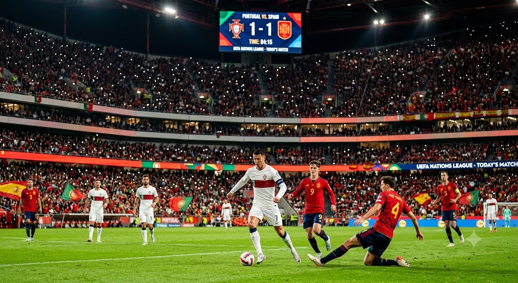 مباراة البرتغال وإسبانيا اليوم كأس العالم 2026